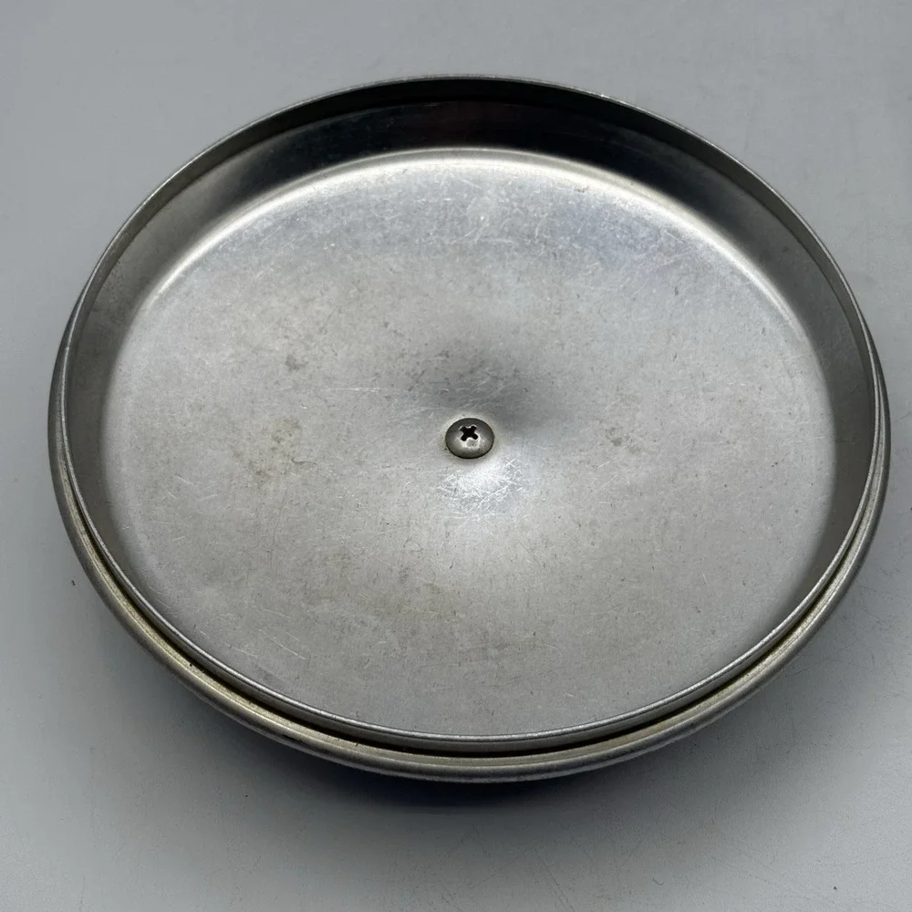 Vintage‎ 1970's Enamel 2 Quart Aluminum Pot W/Lid Fruit & Vegetable Medley USA